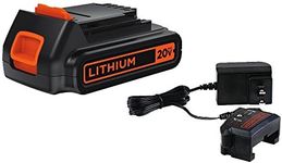 BLACK+DECKER 20V MAX* POWERCONNECT 1.5Ah Lithium Ion Battery + Charger (LBXR20CK)