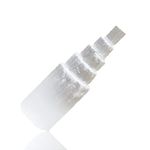 Selenite Crystal Stones Natural Stone Tower for Reiki Healing, Selenite Skyscraper Towers 10 cms by REBUY