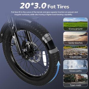Fafrees 3-Wheel Electric Trike – 1008Wh Battery, Black