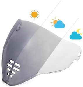 PSLER IC-06 visor- Icon Airflite Face Shield Motorcycle Helmet Visor Accessories Replacement for Icon Airflite IC-06，Photochromic