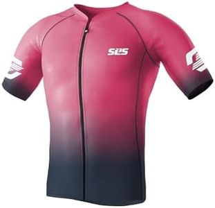 SLS3 Bike Jersey for Men Cycling – Men's Cycling Jersey Short Sleeve – Road Bike Shirts for Performance & Comfort, Lightweight Race-Day Fit (Elite Fade - Tokyo, X-Large)