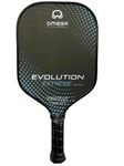 Engage Pickleball Omega Evolution Extreme Pickleball Paddle - Pickleball Paddles with Thick Polymer Core - USAPA Approved Pickleball Paddles Pickleball Rackets for Adults - Standard (Black and Grey)