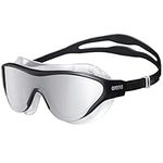 Arena Unisex's The ONE MASK Mirror Goggles, Silver-Black-Black, Size One Size