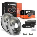 A-Premium 12.01 inch (305mm) Front Vented Disc Brake Rotors + Ceramic Pads Kit Compatible with Select Cadillac, Chevy & GMC Models - Escalade, Avalanche, Express, Silverado, Suburban, Tahoe, Sierra