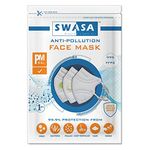 SWASA FFP2 Certified Respirator (White, N95 Filter, Pack of 15)