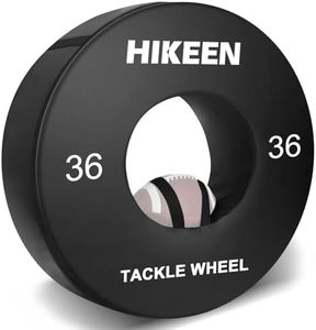 Hikeen 36" Football Tackle Wheel Dummy Denser Softer Foam Tackling Dummies for Football Youth - Tackling Wheel with Straps (1PCS)