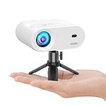 Mini Projector, VISSPL 1080P Full HD Portable Projector, Outdoor Movie Projector with Tripod, Kids Gift, Home Theater Video Projector Compatible with iOS/Android Phone,Tablet,Laptop,TV Stick,HDMI,USB