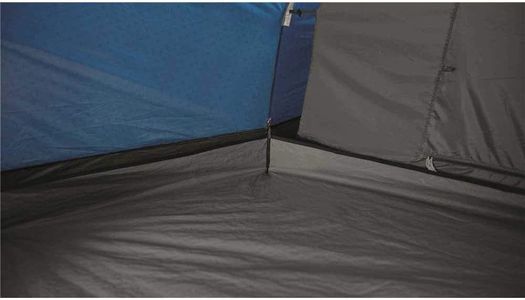 Outwell Earth 3 Tunnel Tent – 3-Person Lightweight Waterproof Camping, Blue/Grey