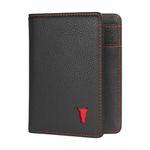 TORRO Bifold Wallet – Premium Genuine Leather Card Wallet with RFID Protection (Black)