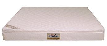 Springtek Eurotop Luxe Memory Foam Mattress | 6 Inches Euro Top Adaptable Temperature Regulated Memory Foam Pocket Spring Queen Size Gadda | 75x60 Inch