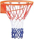 Basketball Net All Weather Heavy Duty Nets Basketball Backboard Accessories Replacement for Standard Rim Hoop Outdoor Indoor (Red/White/Blue)