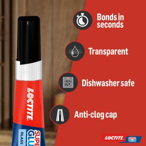Loctite Glass Glue 3g – Clear Strong Bond Adhesive