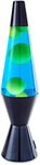 Spencer Gifts Lava® Lamp - 14.5" Charged Up USB - The Original Motion Lamp - Blue Wax and Green Liquid with Black Base Exclusive