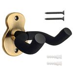 Midyrrg Electric Guitar Wall Mount Angled Guitar Wall Hangers Metal Guitar Holder with Protective Sponge Guitar Hook Retro Guitar Wall Bracket Guitar Stand Wall for Bass Acoustic Guitar Ukulele