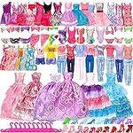 50 Pcs Doll Clothes and Accessories