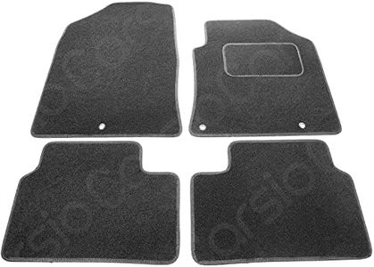 Carsio Tailored Black Carpet Car Mats for Hyundai i30 2017+ Onwards - 4 Piece Set