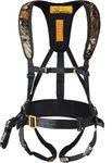 LANCERGEARS Hunting Safety Harness with Tree Strap Climbing Tree Stands for Hunting Deer Adjustable Harness for Men Camo X-Large/XX-Large Size