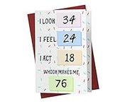 Funny 76th Birthday Cards for Women