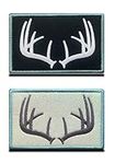 2 Pcs Tactical Wildlife Antlers Hun