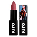 Kiro Lush Moist Matte Lipstick Ginger Tea (Soft Berry), 4.2 gm, Smudgeproof, Long lasting, Matte Lip stick, Vegan, No Paraben, Jojoba Oil, Cocoa Butter, Non Toxic Lipstick for Intense Pigmentation