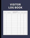 Visitor Log Book: Guest Sign In and Sign Out Register for Offices and Businesses: Tracking 3000 Entries with Ease (Midnight Blue)