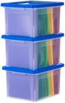 IRIS USA File Box, Plastic File Org