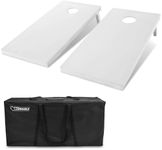 GoSports 4 ft x 2 ft Regulation Size Wooden Cornhole Boards Set - Includes Carrying Case and Over 100 Optional Bean Bag Colors