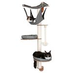 Kerbl Dolomit Tofana Pro Wall-Mounted Cat Tree, 140 x 75 cm, Grey