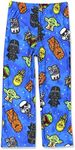 Star Wars Yoda Darth Vader Chewbacca Big Kid's Lounge Pajama Pants (10-12, Blue)