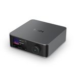 WiiM Ultra Music Streamer & Digital Preamp | 3.5" Touchscreen, Compatible with Chromecast & Alexa, Stream Spotify, Amazon Music, Tidal & More | HDMI ARC, Phono Input & Headphone Output | Space Gray