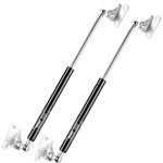 17 Inch 100lb/445N Gas Shock Strut Spring for Tool Box RV Bed Cabinet Boat Cover Door Lid and Custom Projects, A Set of 2 with L Mounts(Fit Support Weight: 85-110lbs)