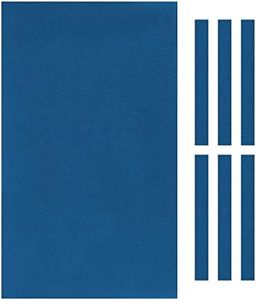 Scott Edward Professional Pool Table Felt fits Standard 7/8/9 Foot Table, Snooker Indoor Billiard Pool Table Cloth Accessories with Cushion Cloth Strip, 3 Colors for Choice (Fits 9' Pool Table, Blue)