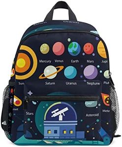 Telescopio Stellare Pianeta Spazio Zaino per Asilo Nido Prescolare Bambini Studente Bookbag Zainetti per Viaggio Ragazze Ragazzi 2-7 Anni Capretto