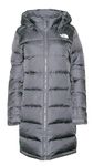 THE NORTH FACE Women's Metro III Parka Down Winter Long Hooded Puffer Jacket (US, Alpha, X-Large, Regular, Regular, Vanadis Grey)