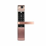 Yale YDM 7116 Smart Digital Door Lock with Mortsie Lock for Main Door | Fingerprint | PIN Code | RFID Card | Mechanical Key | App Enabled Access, WiFi Optional | 3 Year Warranty (Red Bronze)