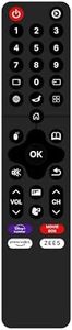 ZIEVA Compatible with VW (Visio World) Smart Tv Remote – Without Voice - Hot Keys Hotstar, Movie Box, Prime Video, Media and ZEE5 Use for LCD LED OLED QLED UHD 4K Android TVs