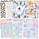 Clever Fox Planner Sticker Set - Monthly, Weekly & Daily Planner Stickers 17 Sheets Set of 1500+ Unique Stickers (Classic Set)