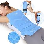 REVIX Large Ice Pack for Back, Cold Packs for Injuries Shoulder, Hip, Leg, Ice Wraps Cold Compress Therapy for All Body Parts, 13X21"