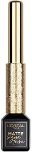L'Oreal Paris Makeup Matte Signature Liquid Dip Eyeliner, Waterproof, Precise & Easy Application, All Day Wear, Vivid Matte Finish, Greige, 0.07 fl. oz.
