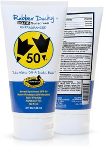 Rubber Ducky | Vitamin E Sunscreen with SPF 50, Water-Resistant Sunscreen for Face and Body | Broad Spectrum Lotion, Oil-Free Moisturizing Sunscreen, Alternative for Moisturizing Sunblock (2pcs., 5oz)