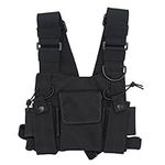 Universal radio harness chest Rig Bag Pocket Pack Holster Vest for Two Way Radio (Rescue Essentials)