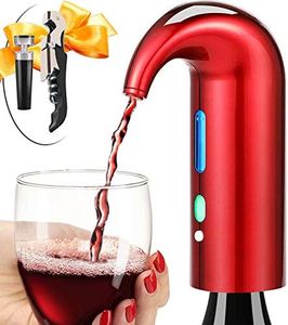 Electric Wine Aerator Gifts Touch Portable Red - White Wine Accessories Aeration For Wine and Spirit Beginner and Enthusiast -Spout Pourer - Wine