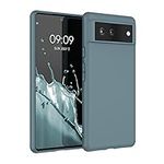 kwmobile Case Compatible with Google Pixel 6 Case - Soft Slim Protective TPU Silicone Cover - Arctic Night