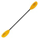 AQUA BOUND Manta Ray 2-Piece Kayak Paddle, Yellow FG Blade/Aluminum Shaft, 230 cm