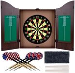 TG Dartboard Cabinet Set with Reali