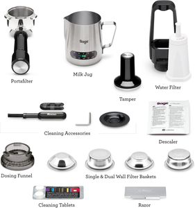 Sage Barista Express Coffee Machine – Espresso Maker with Grinder