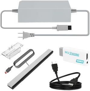 GLCONN 4-in-1 Replacement Set Game Accessories for Nintendo Wii Games