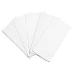 Organic Cotton Tea Towels for Embroidery - Blank Flour Sack Dish Towels for Embroidery - Perfect White Kitchen Towels for Embroidery and Crafts to Customize and Personalize - 27"x27" (White - 5 Pack)