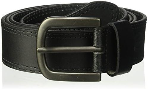 Dickies Men's Casual Leather Belt, Black, 56