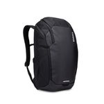 Thule Chasm 26L Backpack, Durable Water-Resistant Recycled Materials, Padded Laptop Sleeve, Mesh Pockets for Organization, Side Zipper for Easy Access - Black